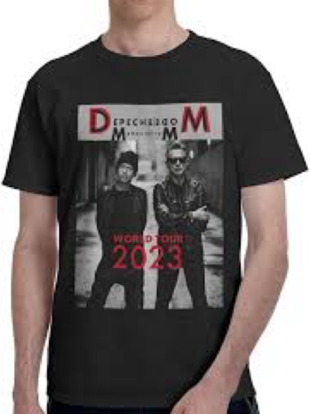 Depeche Mode Memento Mori World Tour 2023 Graphic T-Shirt Size XXL